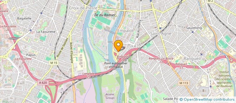 localisation de l'entreprise CLUB RONDE D'EMPALOT à TOULOUSE