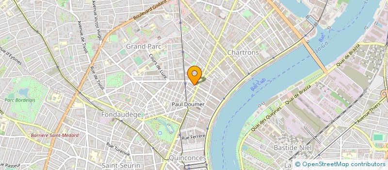 localisation de l'entreprise CLUB ROYAL AQUITAINE à BORDEAUX