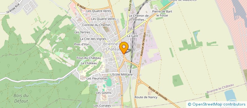 localisation de l'entreprise CLUB RSA DE BRIENNE LE CHATEAU  BRIENNE-LE-CHATEAU