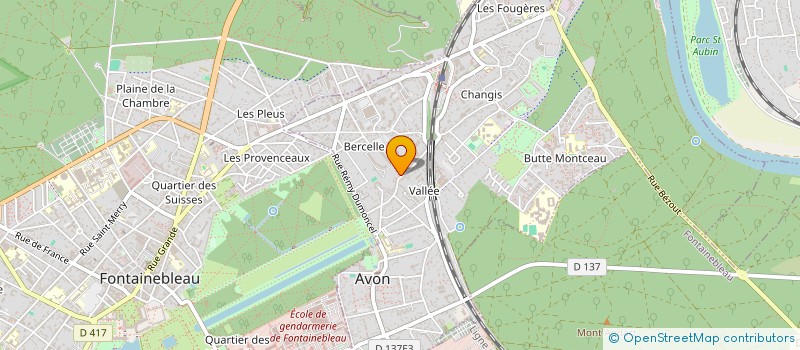localisation de l'entreprise CLUB RUGBY AVON CANAL  AVON