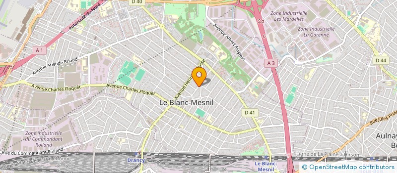 localisation de l'entreprise CLUB RUNNING BLANC-MESNIL (CRBM) à LE BLANC-MESNIL