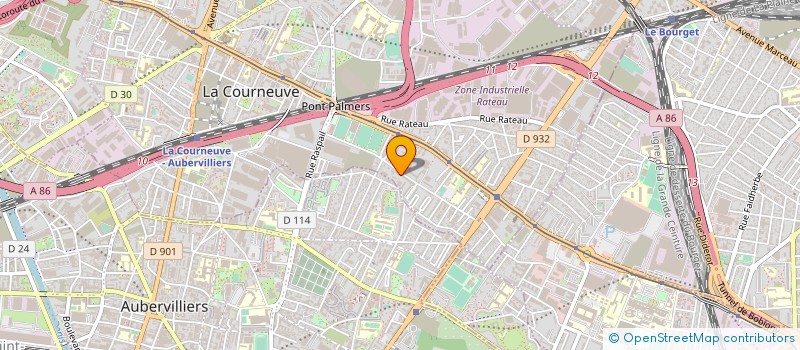 localisation de l'entreprise CLUB SAIDA à LA COURNEUVE