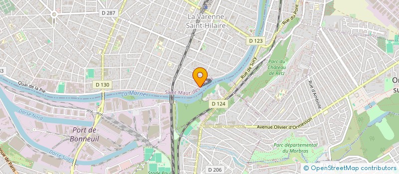 localisation de l'entreprise CLUB SAINT HILAIRE à SAINT-MAUR-DES-FOSSES