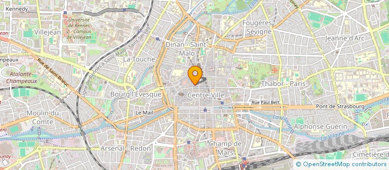 localisation de l'entreprise CLUB SAINT MICHEL à RENNES