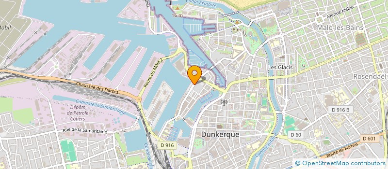 localisation de l'entreprise CLUB SAINT POL SUR MER ENTREPRISES à DUNKERQUE