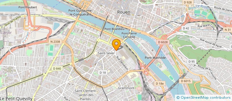 localisation de l'entreprise CLUB SAP NORMANDIE à ROUEN