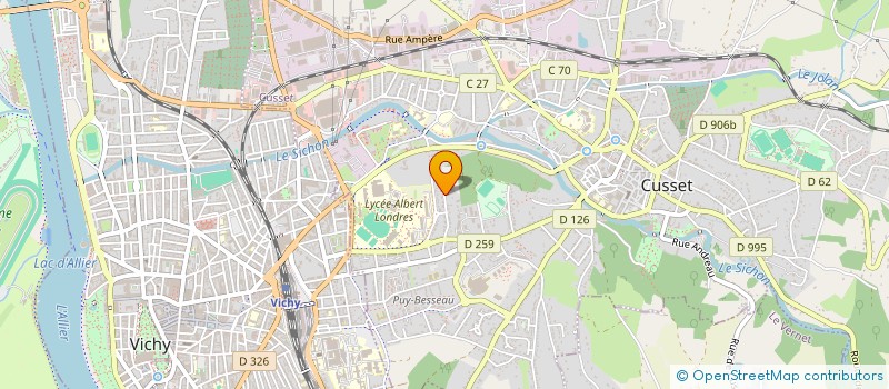 localisation de l'entreprise CLUB SEJOURS à CUSSET