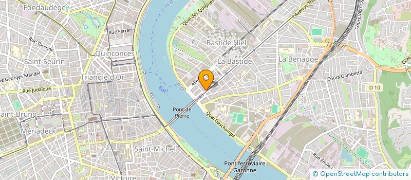 localisation de l'entreprise CLUB SELF DEFENCE NIHON TAIJITSU  BORDEAUX