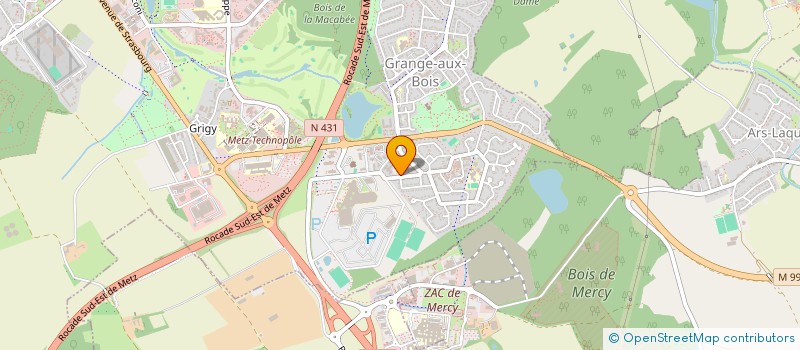 localisation de l'entreprise CLUB SENIORS LES AMIS D'ARIANE  METZ