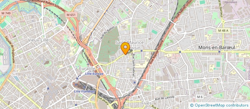 localisation de l'entreprise CLUB SERVICES à LILLE