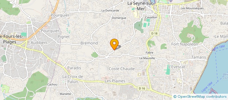 localisation de l'entreprise CLUB SEYNOIS MULTI-SPORTS (CSMS) à LA SEYNE-SUR-MER