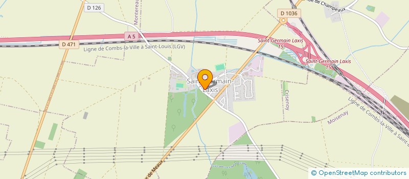 localisation de l'entreprise CLUB SGL (SPORT GYM LOISIR)  SAINT-GERMAIN-LAXIS