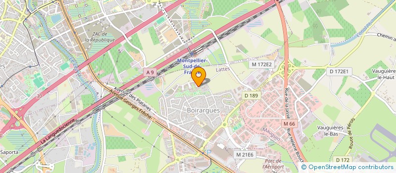 localisation de l'entreprise CLUB SODA AGENCY à LATTES