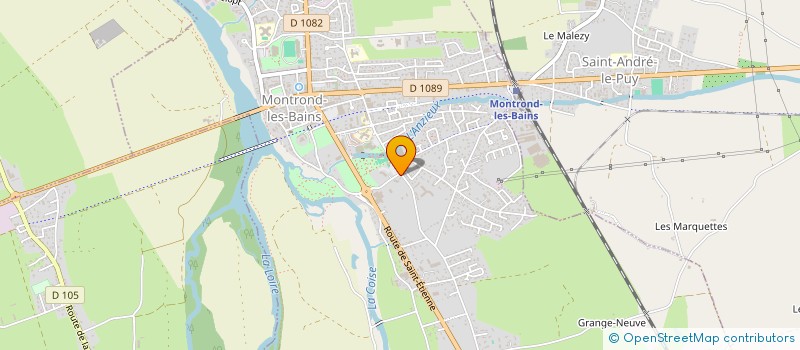 localisation de l'entreprise CLUB SOLEIL D AUTOMNE  BELLEGARDE-EN-FOREZ