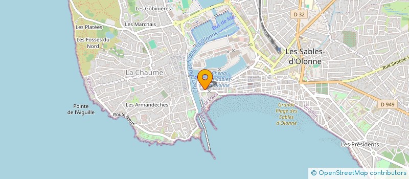 localisation de l'entreprise CLUB SOLEIL D'AUTOMNE à LES SABLES D'OLONNE
