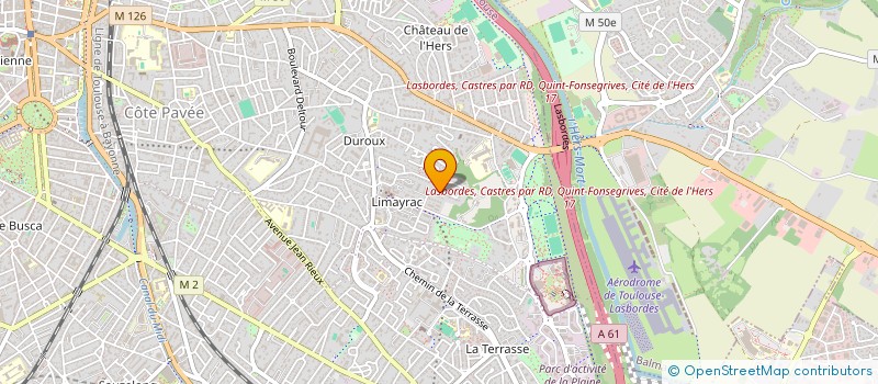 localisation de l'entreprise CLUB SOMMEIL 3S  TOULOUSE