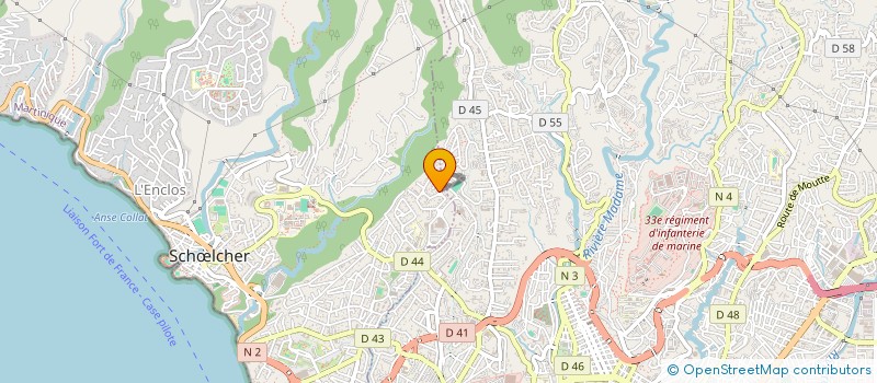 localisation de l'entreprise CLUB  SONG LONG MARTINIQUE MOT  SCHLCHER