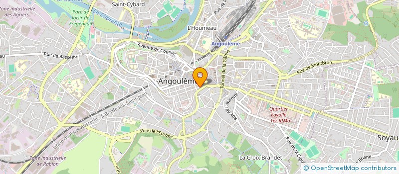 localisation de l'entreprise CLUB SOPHIE RENCONTRES ET LOISIRS à ANGOULEME
