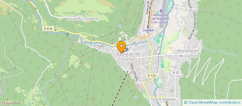 localisation de l'entreprise CLUB SOROPTIMIST DE LUCHON-COMMINGES  BAGNERES-DE-LUCHON