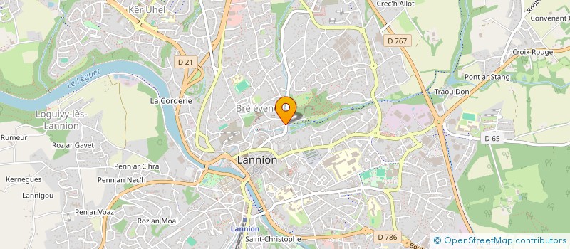 localisation de l'entreprise CLUB SOROPTIMIST INTERNATIONAL  LANNION