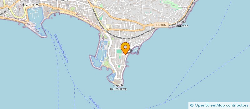 localisation de l'entreprise CLUB SOUSMARIN DE FRANCE à CANNES