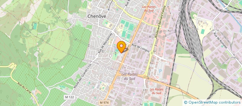 localisation de l'entreprise CLUB SPORT à CHENOVE
