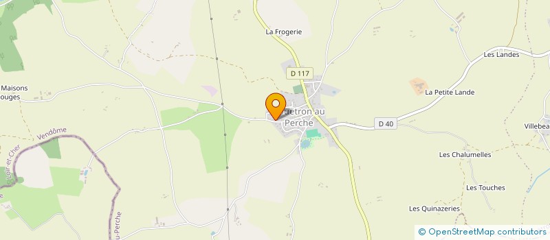 localisation de l'entreprise CLUB SPORT CULTURE LOISIRS DE CHOUE  CHOUE