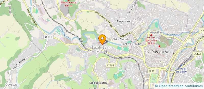 localisation de l'entreprise CLUB SPORT ET DETENTE DE POLIGNAC  POLIGNAC