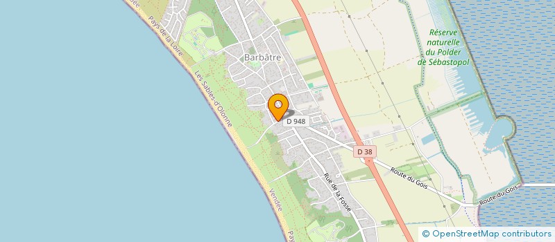 localisation de l'entreprise CLUB SPORT ET NATURE  BARBATRE