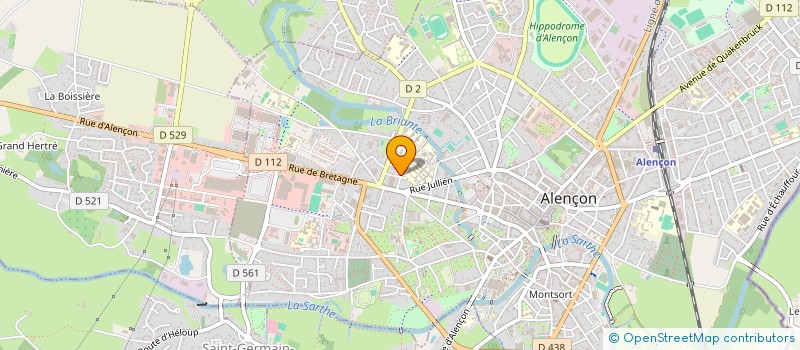 localisation de l'entreprise CLUB SPORTIF à ALENCON