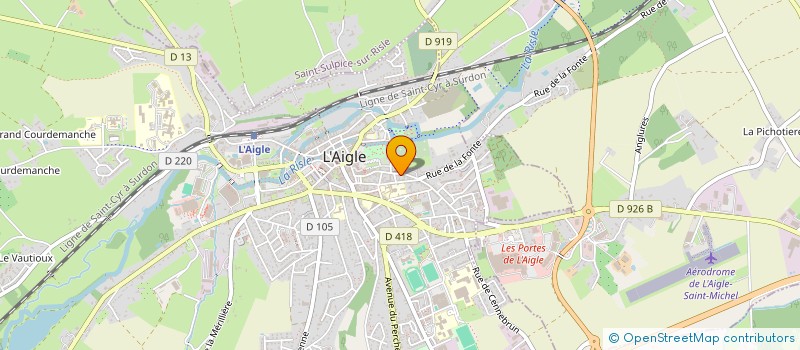 localisation de l'entreprise CLUB SPORTIF AIGLON à L'AIGLE