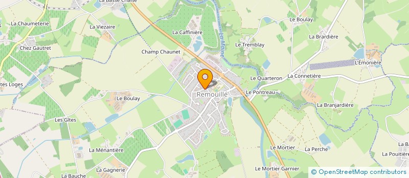 localisation de l'entreprise CLUB SPORTIF AIGREFEUILLE REMOUILLE BASKET  REMOUILLE