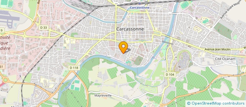 localisation de l'entreprise CLUB SPORTIF ARTISTIQUE CULTUREL 3 EMME RPIMA à CARCASSONNE