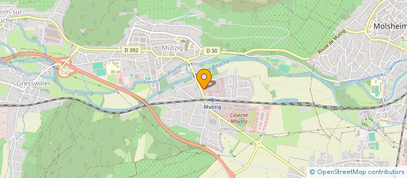 localisation de l'entreprise CLUB SPORTIF ARTISTIQUE DEFENSE  MUTZIG