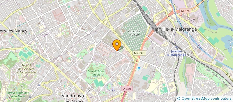 localisation de l'entreprise CLUB SPORTIF ARTISTIQUE GARNISON NANCY  VANDUVRE-LES-NANCY