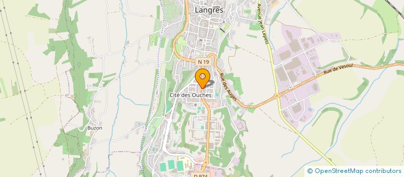 localisation de l'entreprise CLUB SPORTIF ARTISTIQUE PLACE DE LANGRES  LANGRES