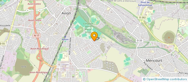localisation de l'entreprise CLUB SPORTIF AVIONNAIS  AVION