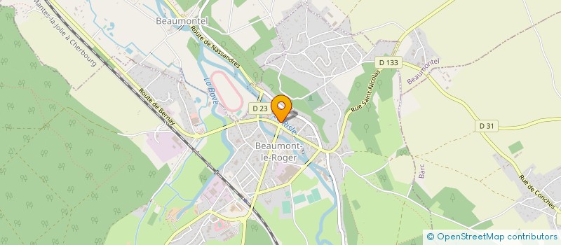localisation de l'entreprise CLUB SPORTIF BEAUMONT TENNIS DE TABLE à BEAUMONT-LE-ROGER