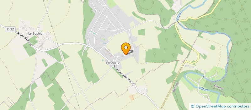 localisation de l'entreprise CLUB SPORTIF BONNEVILLOIS  LA BONNEVILLE-SUR-ITON