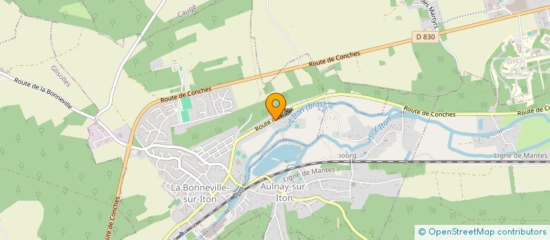 localisation de l'entreprise CLUB SPORTIF BONNEVILLOIS JUDO JU JITSU  LA BONNEVILLE-SUR-ITON