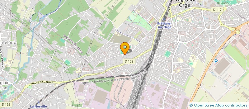 localisation de l'entreprise CLUB SPORTIF BRETIGNY RUGBY à BRETIGNY-SUR-ORGE
