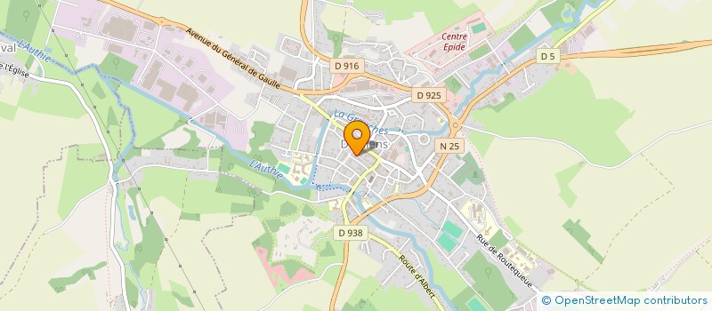 localisation de l'entreprise CLUB SPORTIF CANIN DOULLENS  DOULLENS