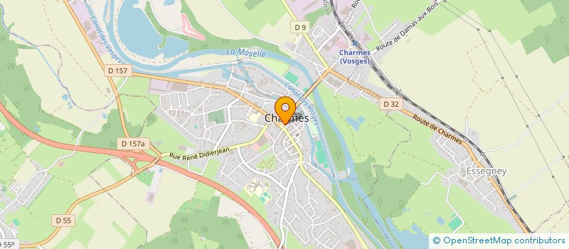 localisation de l'entreprise CLUB SPORTIF CARPINIEN  CHARMES