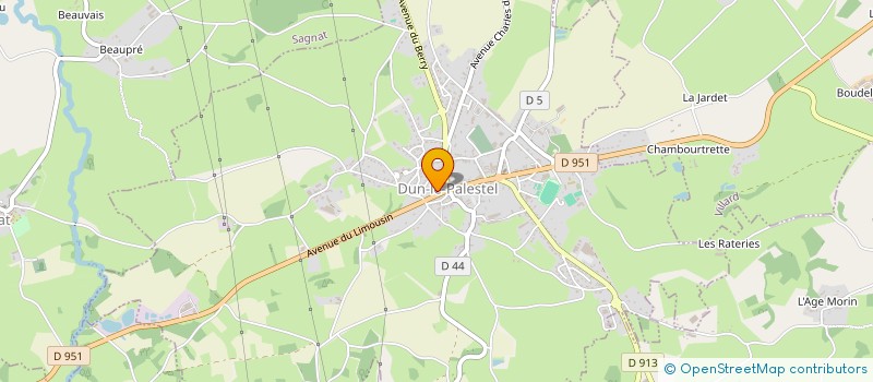 localisation de l'entreprise CLUB SPORTIF CELLOIS à LA CELLE-DUNOISE