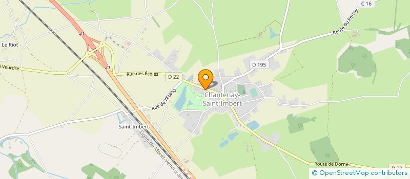 localisation de l'entreprise CLUB SPORTIF CHANTENOIS à CHANTENAY-SAINT-IMBERT