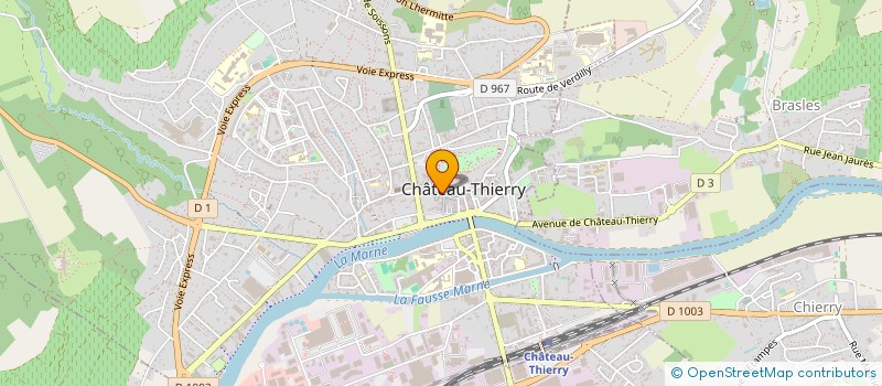 localisation de l'entreprise CLUB SPORTIF CHATEAU THIERRY à CHATEAU-THIERRY