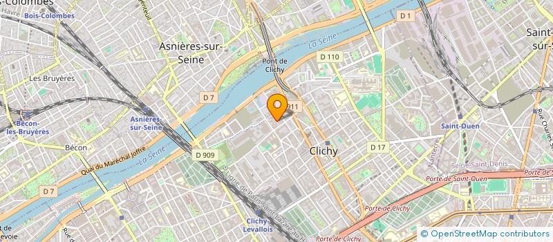 localisation de l'entreprise CLUB SPORTIF CLICHOIS BOXE 92 à CLICHY