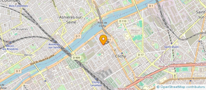 localisation de l'entreprise CLUB SPORTIF CLICHY SECT BOXE FRANCAISE à CLICHY