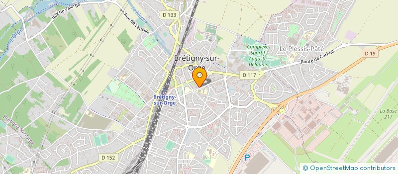 localisation de l'entreprise CLUB SPORTIF DE BRETIGNY GYMNASTIQUE à BRETIGNY-SUR-ORGE