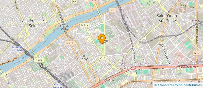 localisation de l'entreprise CLUB SPORTIF DE CLICHY à CLICHY